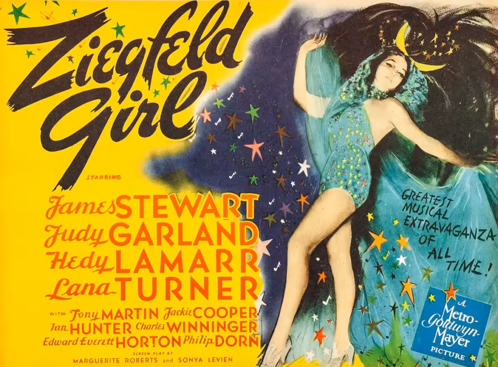 "Ziegfeld Girl" Movie poster, 1941