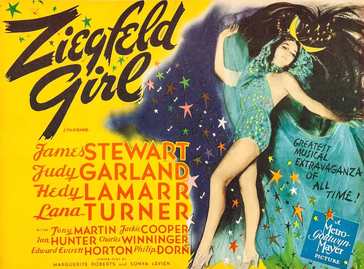 "Ziegfeld Girl" Movie poster, 1941