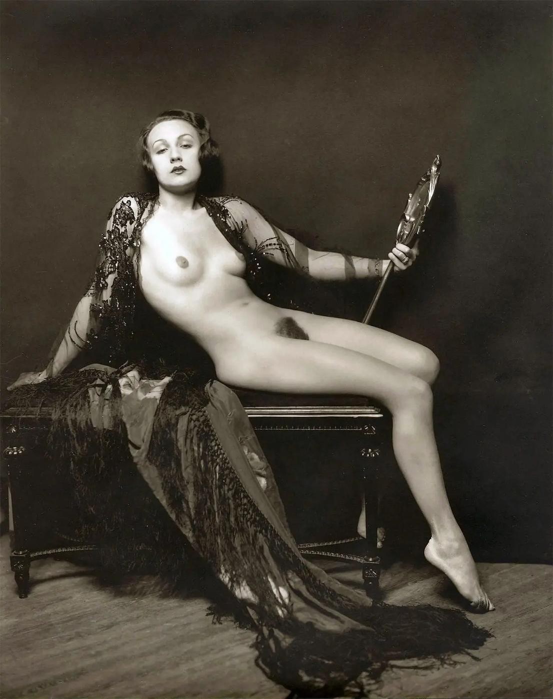 Alfred Cheney Johnston (or attributed to) nude study