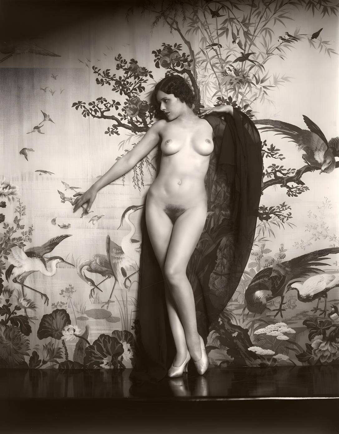 Alfred Cheney Johnston (or attributed to) nude study