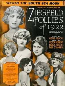 Ziegfeld Follies of 1922 Sheet Music cover