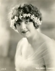 Portrait of silent-film actress Mildred June, 1922.