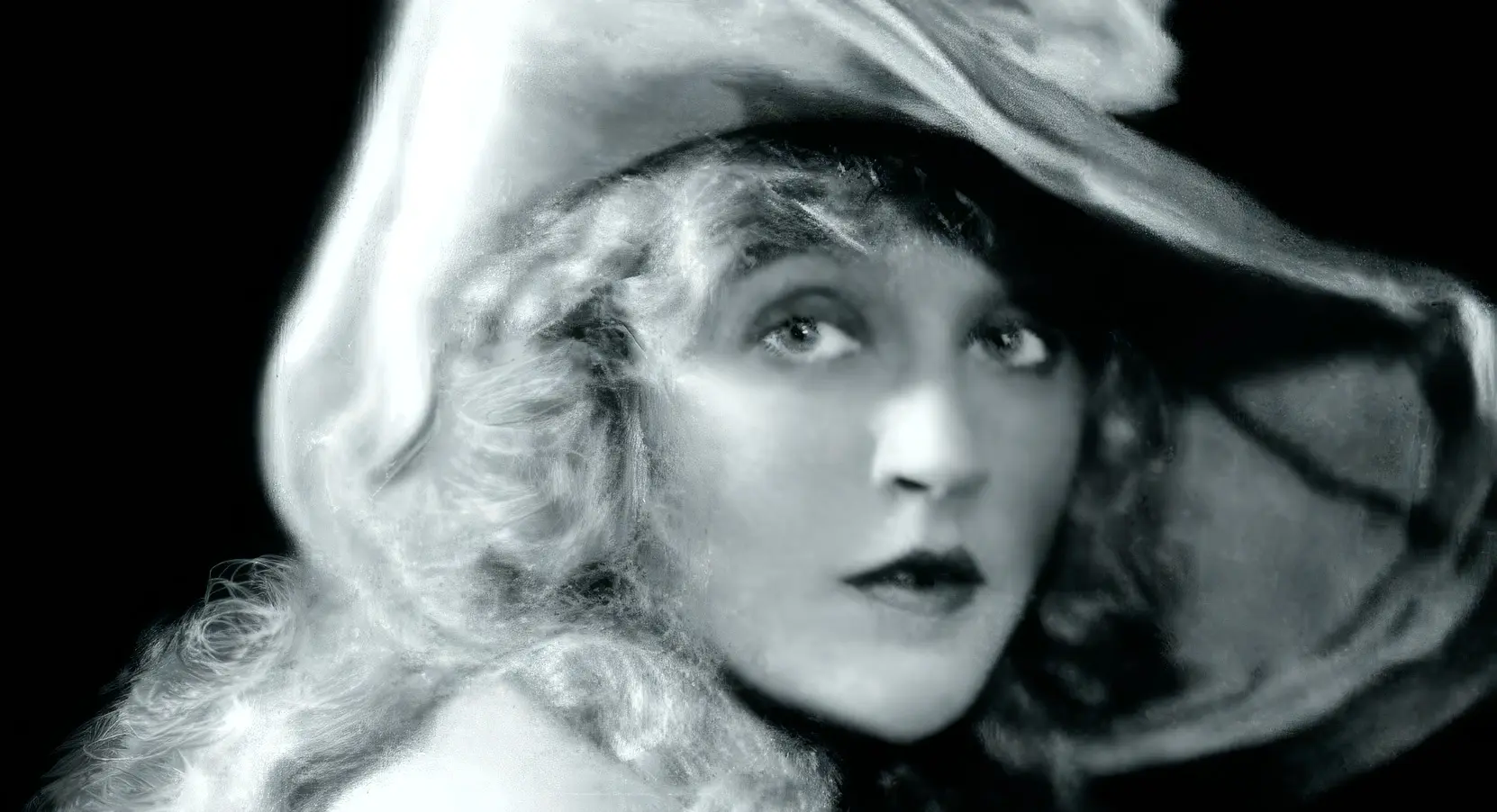 Mae Murray, silent film star and former Ziegfeld Follies dancer, photographed by Alfred Cheney Johnston, ca. 1922; public domain.