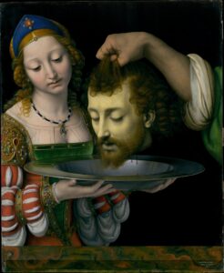 Andrea Solario, Salome with the Head of Saint John the Baptist, c. 1507–09, Metropolitan Museum of Art